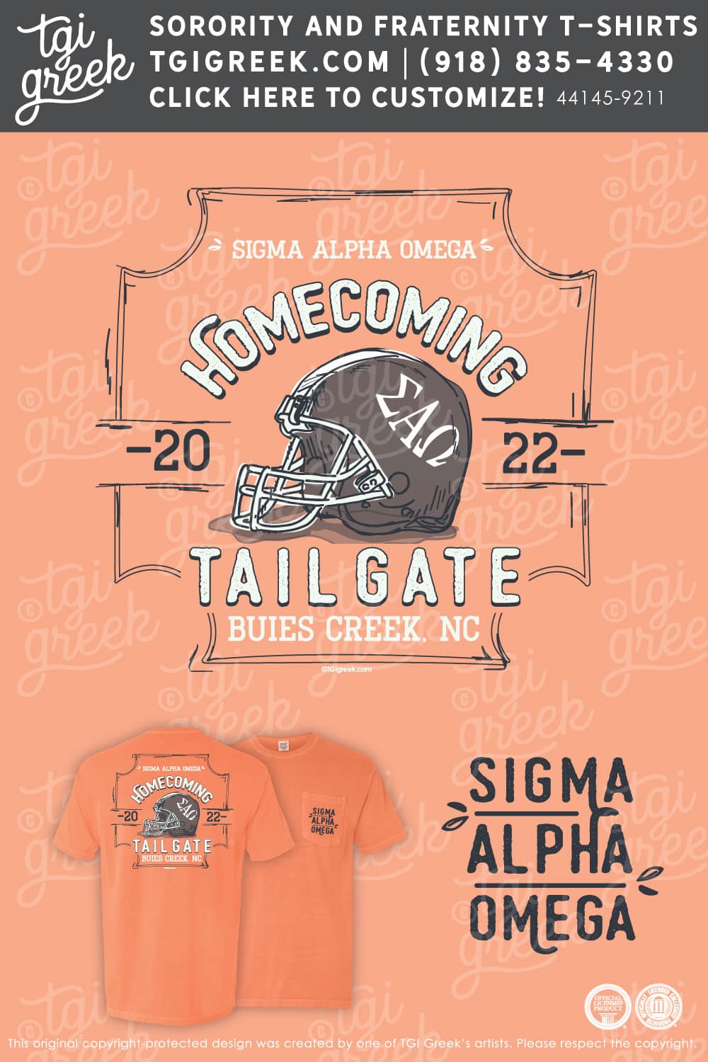 Sigma Alpha Omega – CAM Homecoming Tailgate