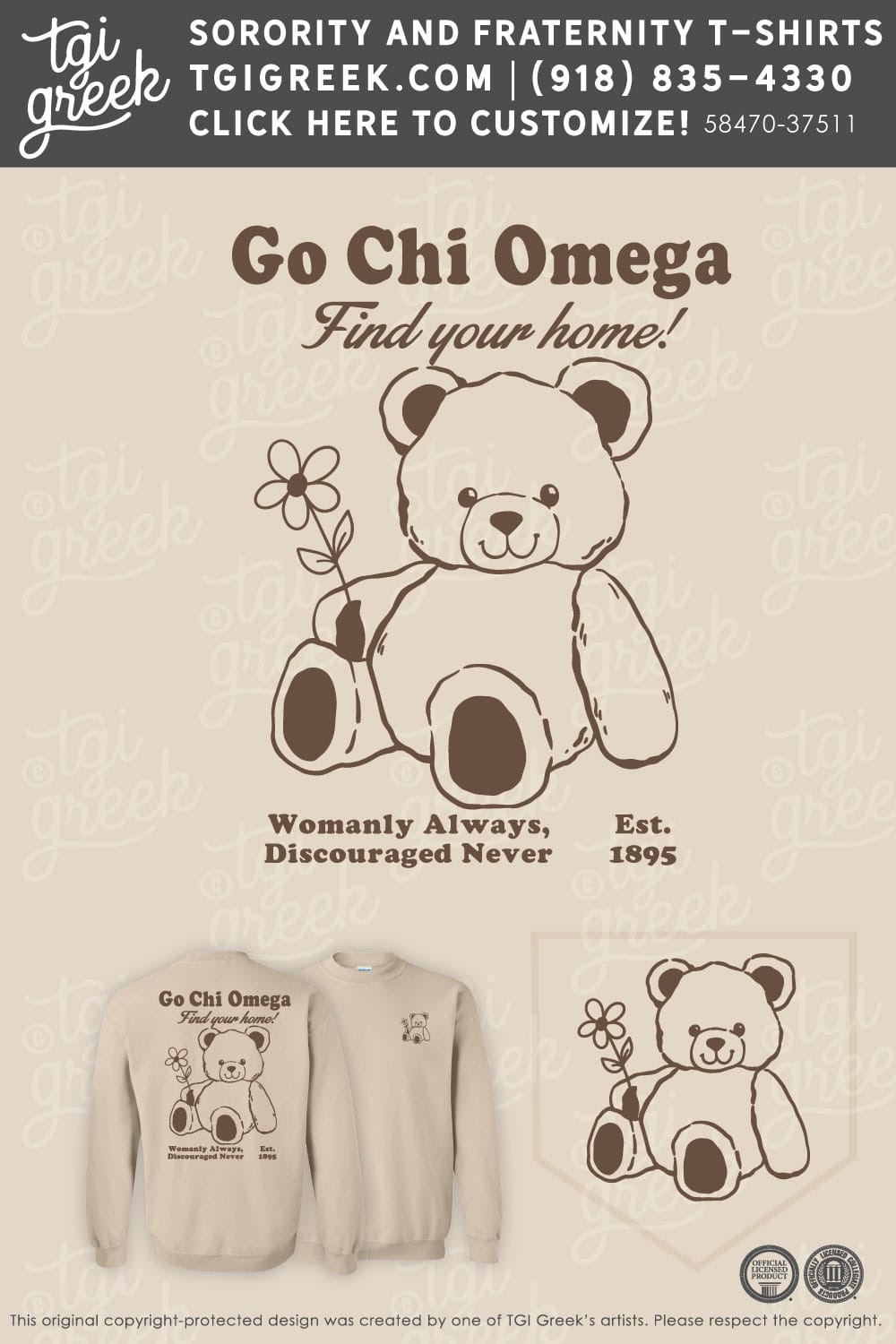 Chi Omega – GSU PR Set Crewneck