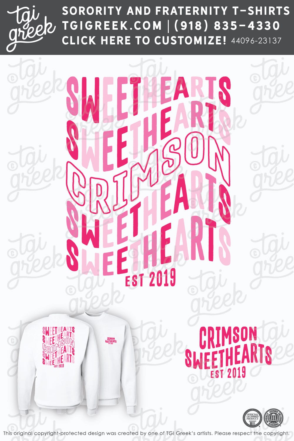 OU – Crimson Sweethearts PR Sweatshirt