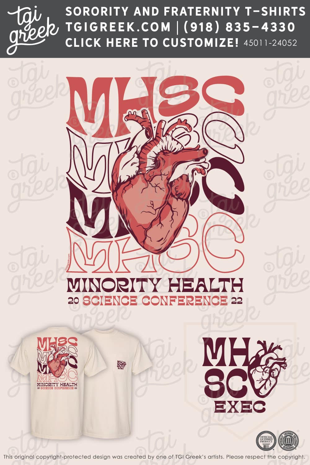 OU – Minorities in Health Conference Tees