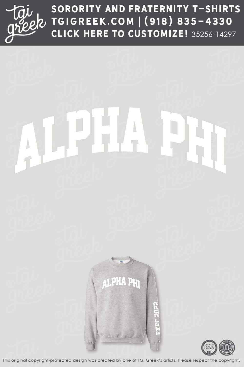 Alpha Phi – OU Exec Sweatshirt