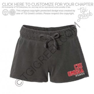 Chi Omega – ROLL Chi Omega Shorts