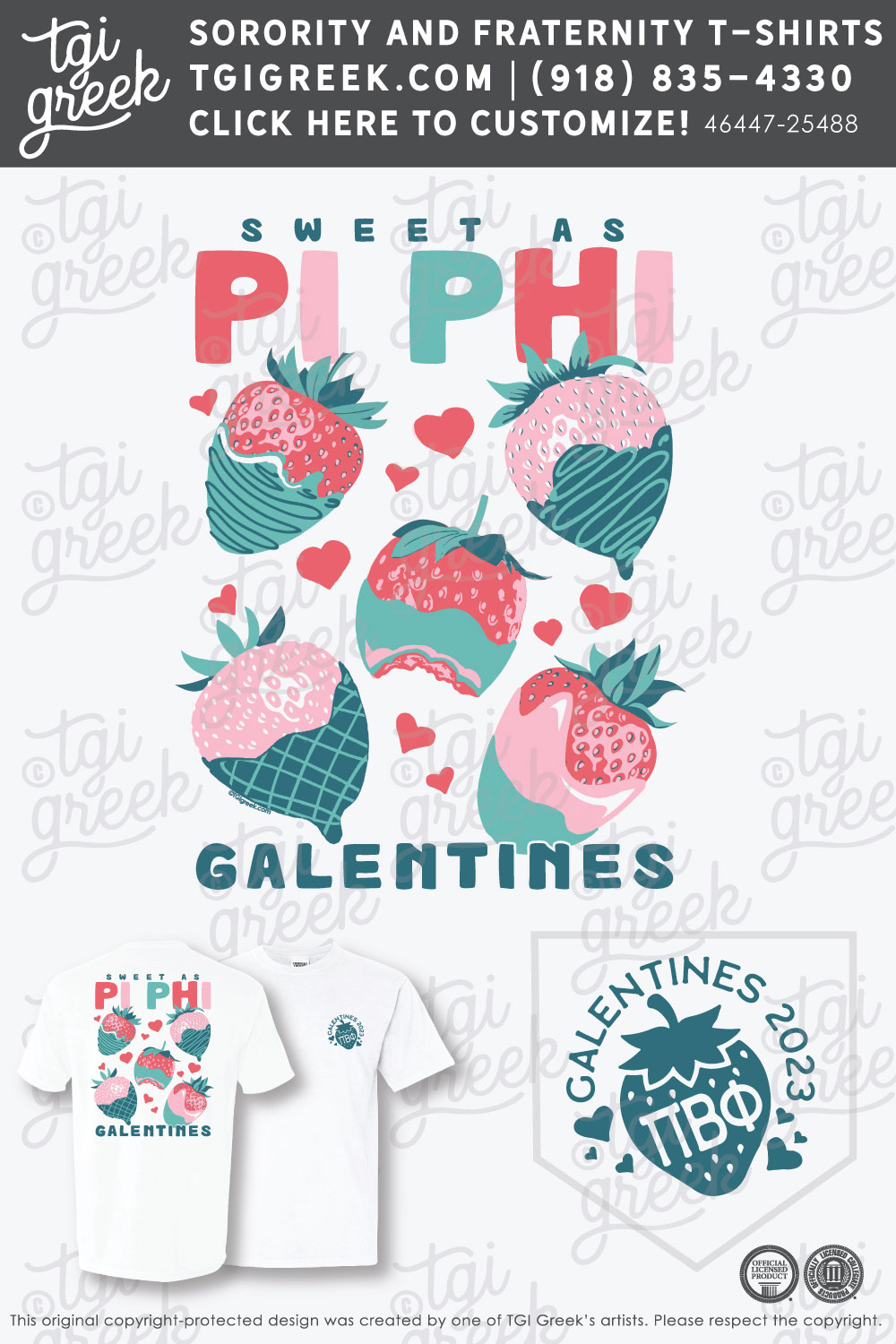 TGI – Pi Beta Phi Galentine Strawberries