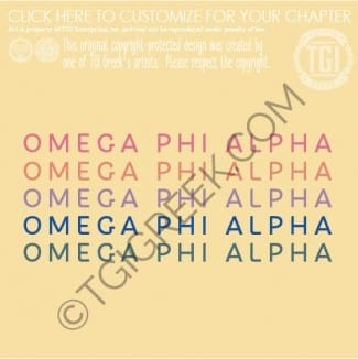 Omega Phi Alpha – Recruitment