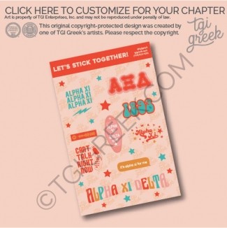 Alpha Xi Delta – Sticker Sheet