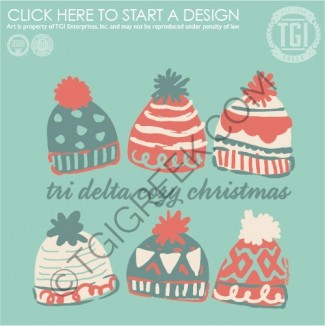 TGI-DDD Christmas Hats