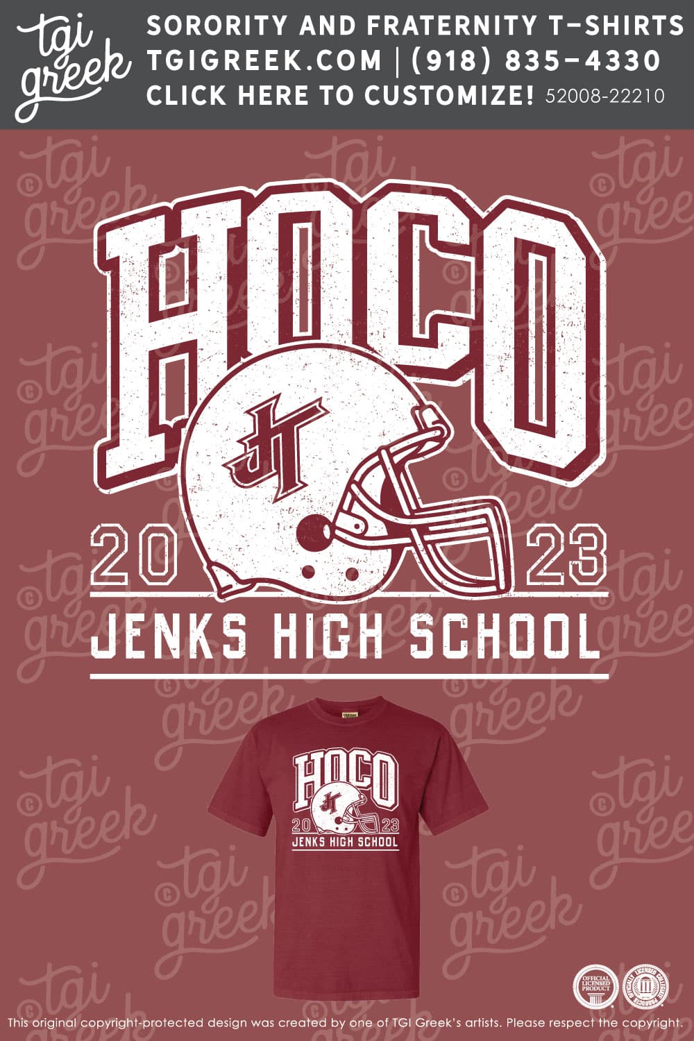 TGI – JENKS Football Hoco