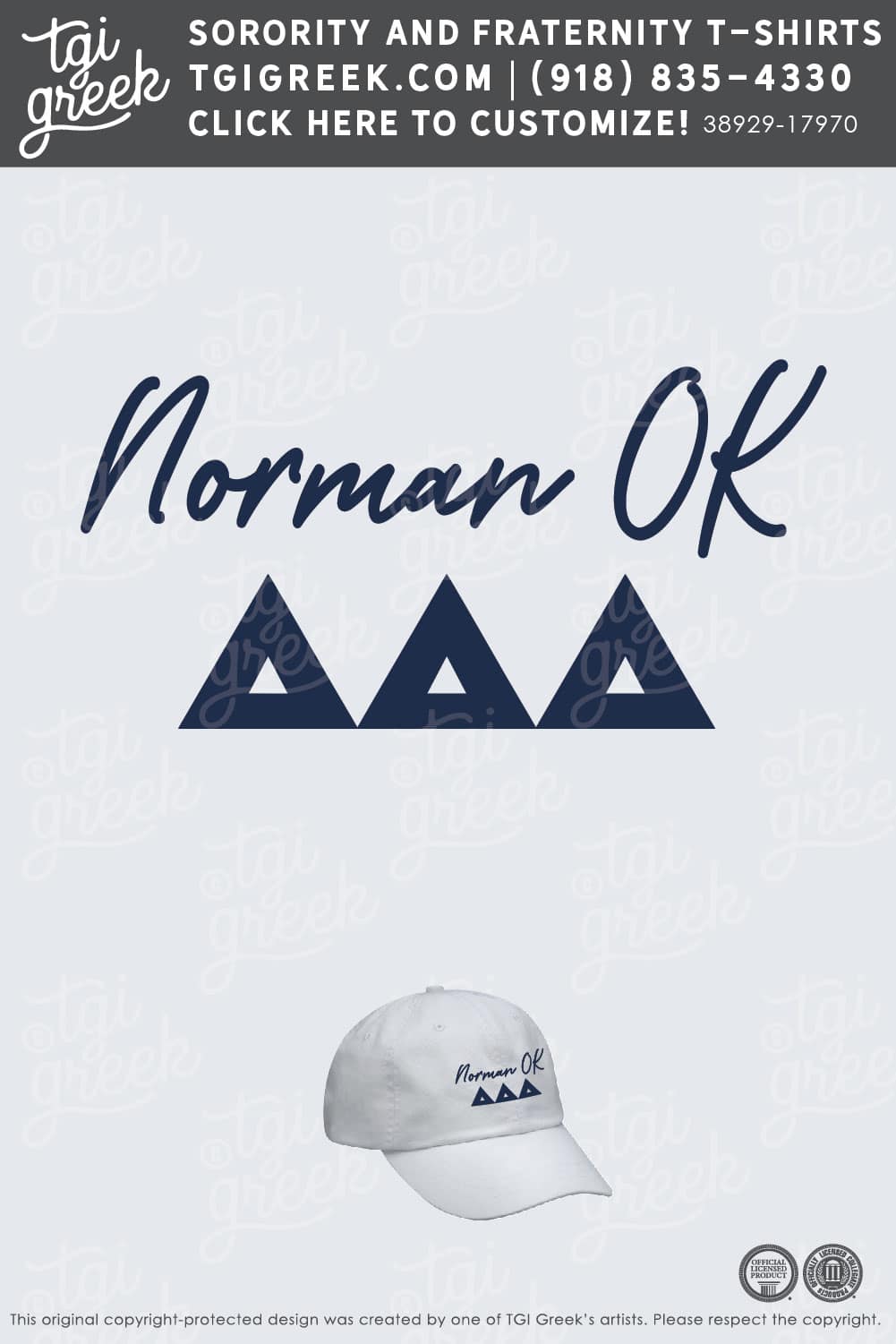 Delta Delta Delta – OU Summer PR Hat