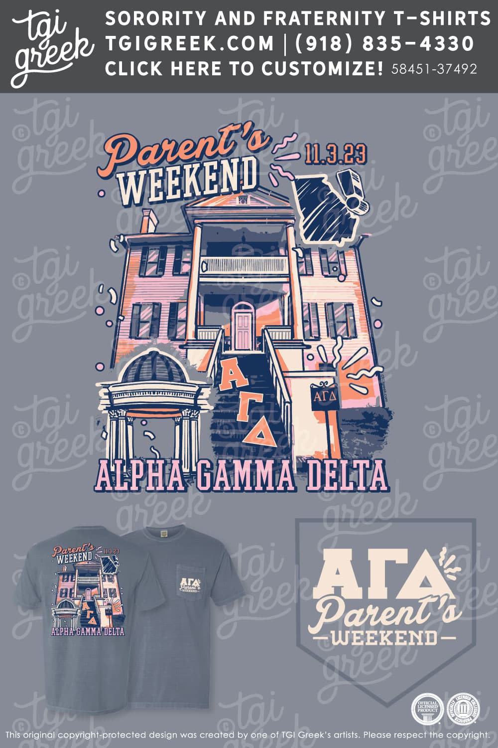 Alpha Gamma Delta – GCSU Parents Weekend – Grey