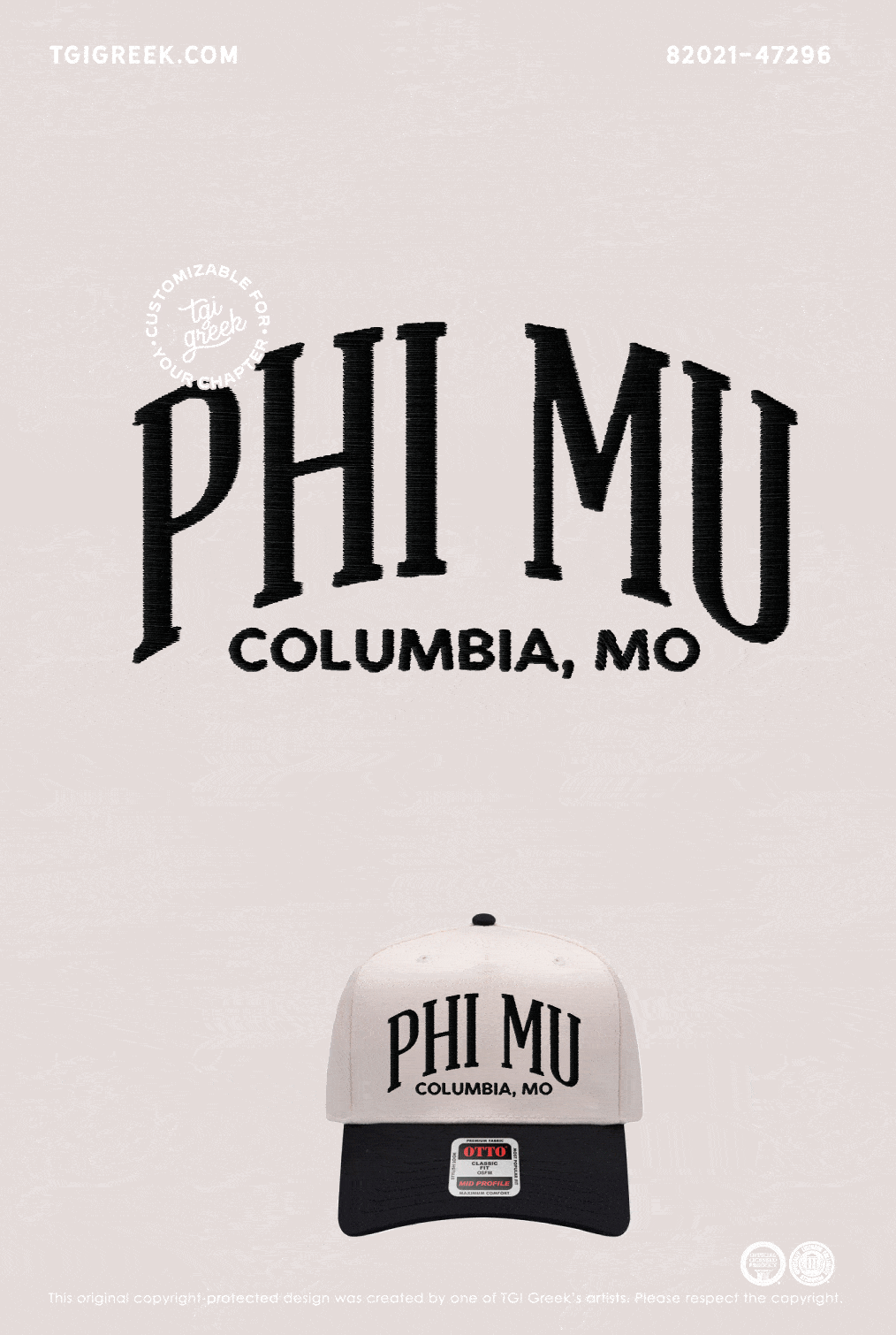 Phi Mu – MIZZ PR Hats
