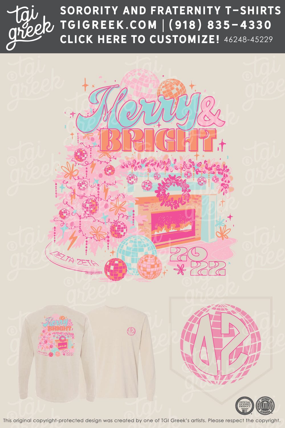 Delta Zeta – MARSH Christmas Crewneck