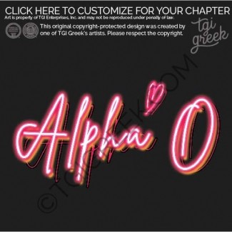 TGI – Alpha Omicron Pi Neon