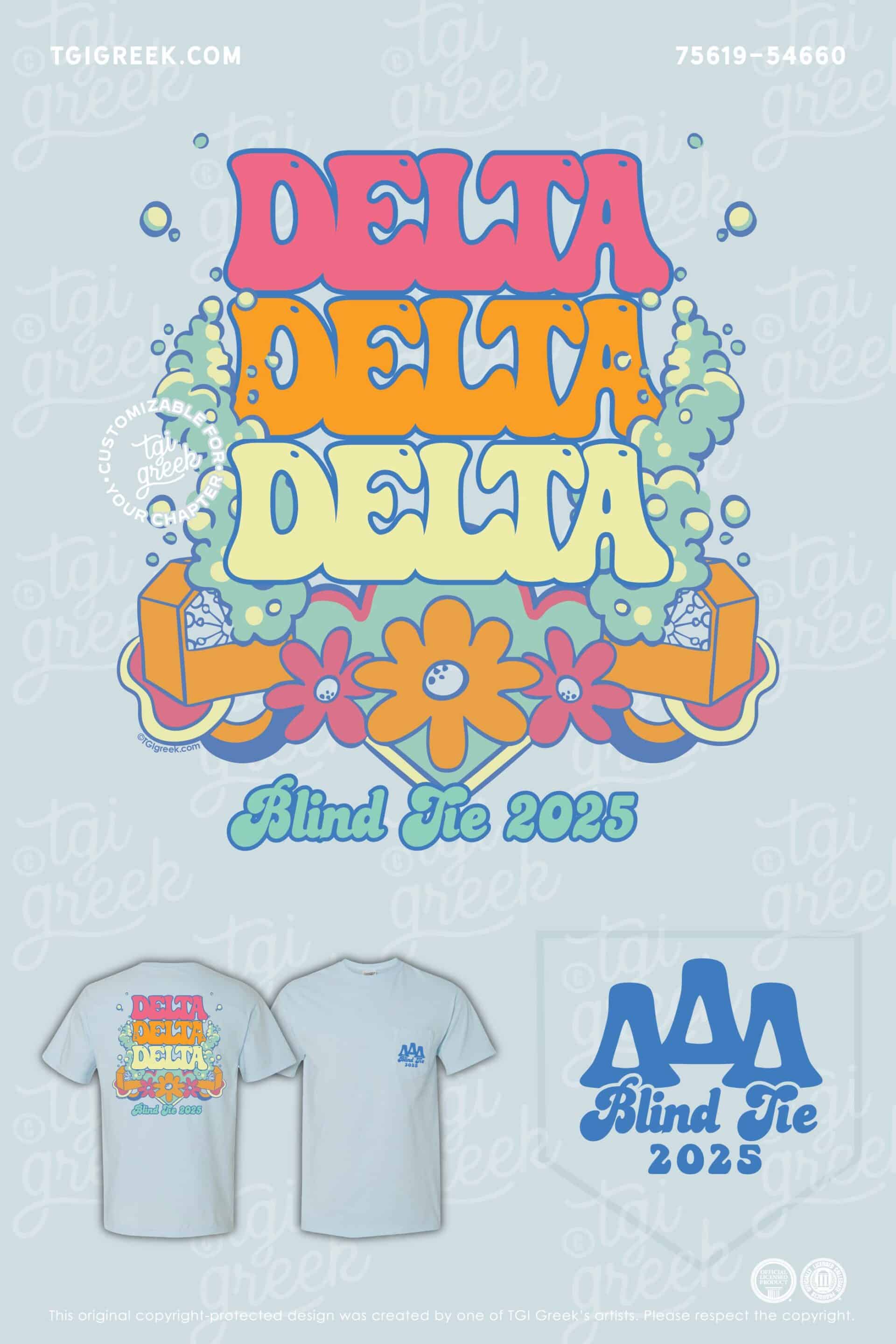 Delta Delta Delta – ULL Blind Tie