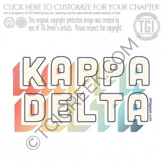 TGI Kappa Delta Rainbow