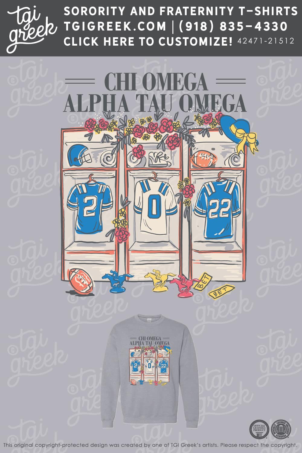 Chi Omega – MTSU Homecoming Sweatshirts