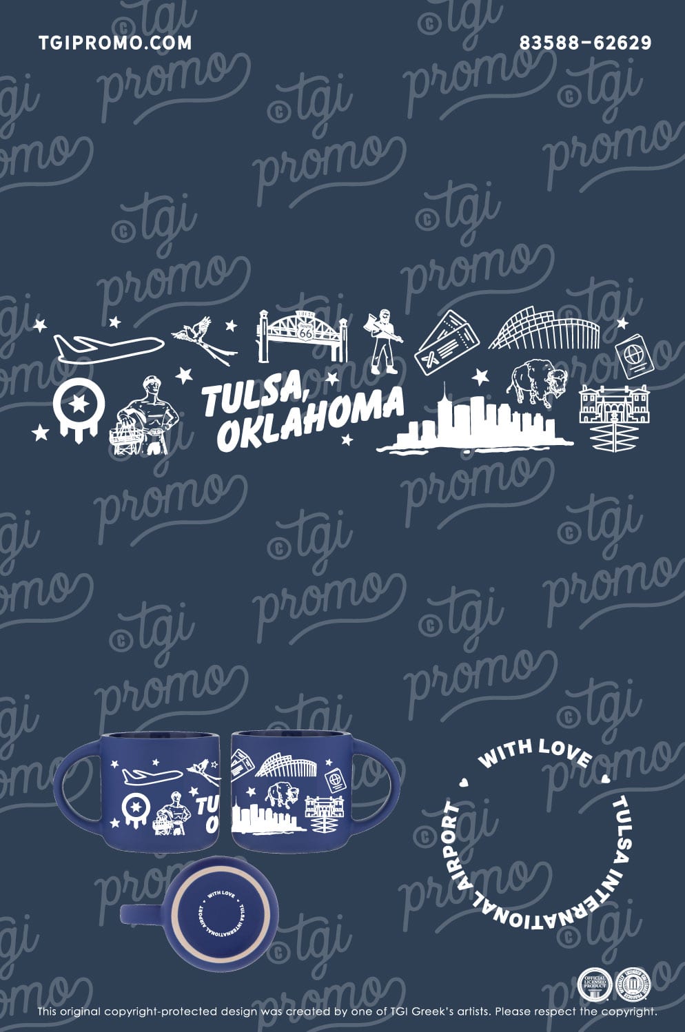 Tulsa International Airport – Airport Rt 66 Mug