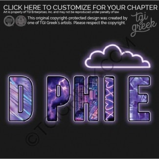 Delta Phi Epsilon – boujee Collage