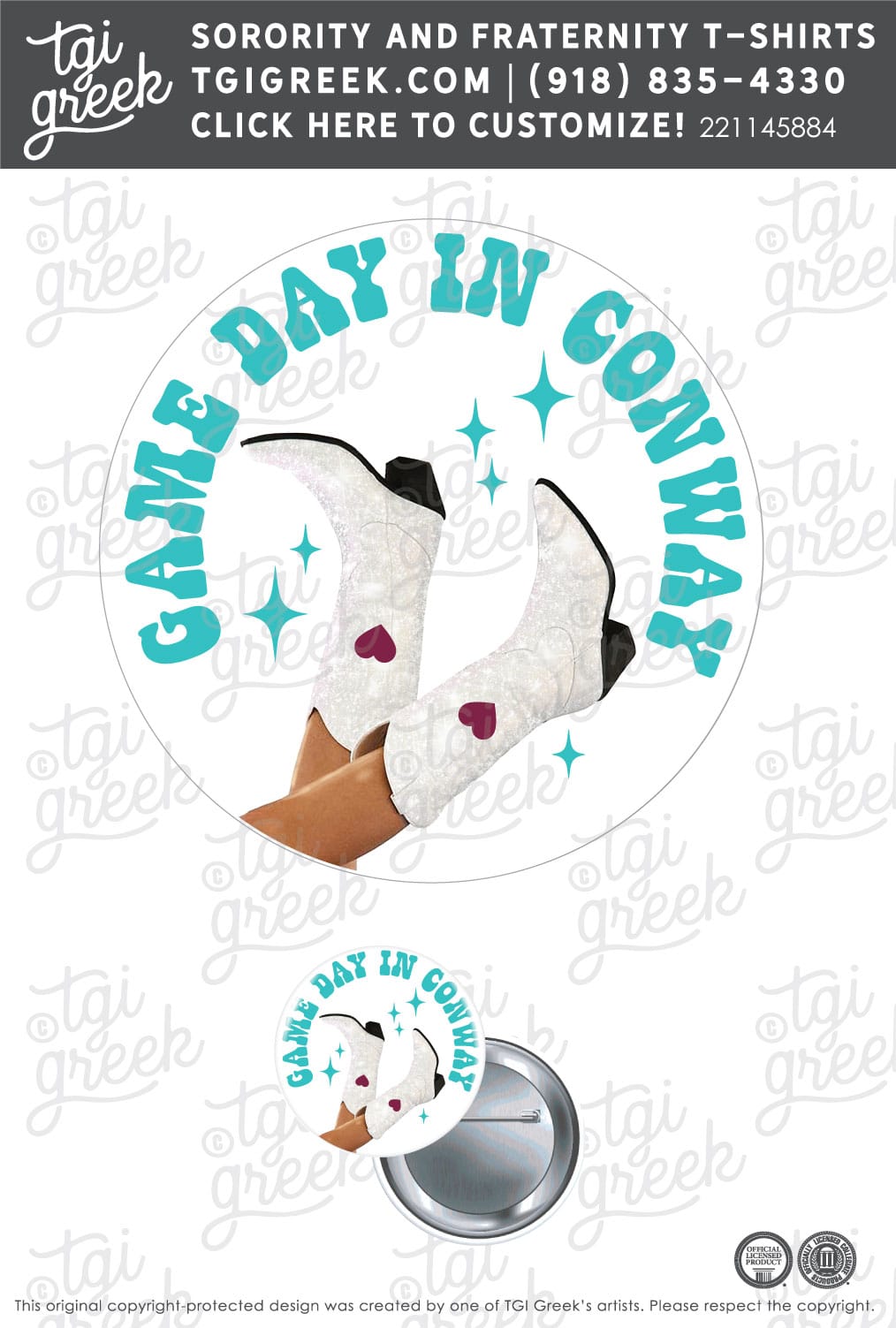 Sigma Kappa – CCU Buttons