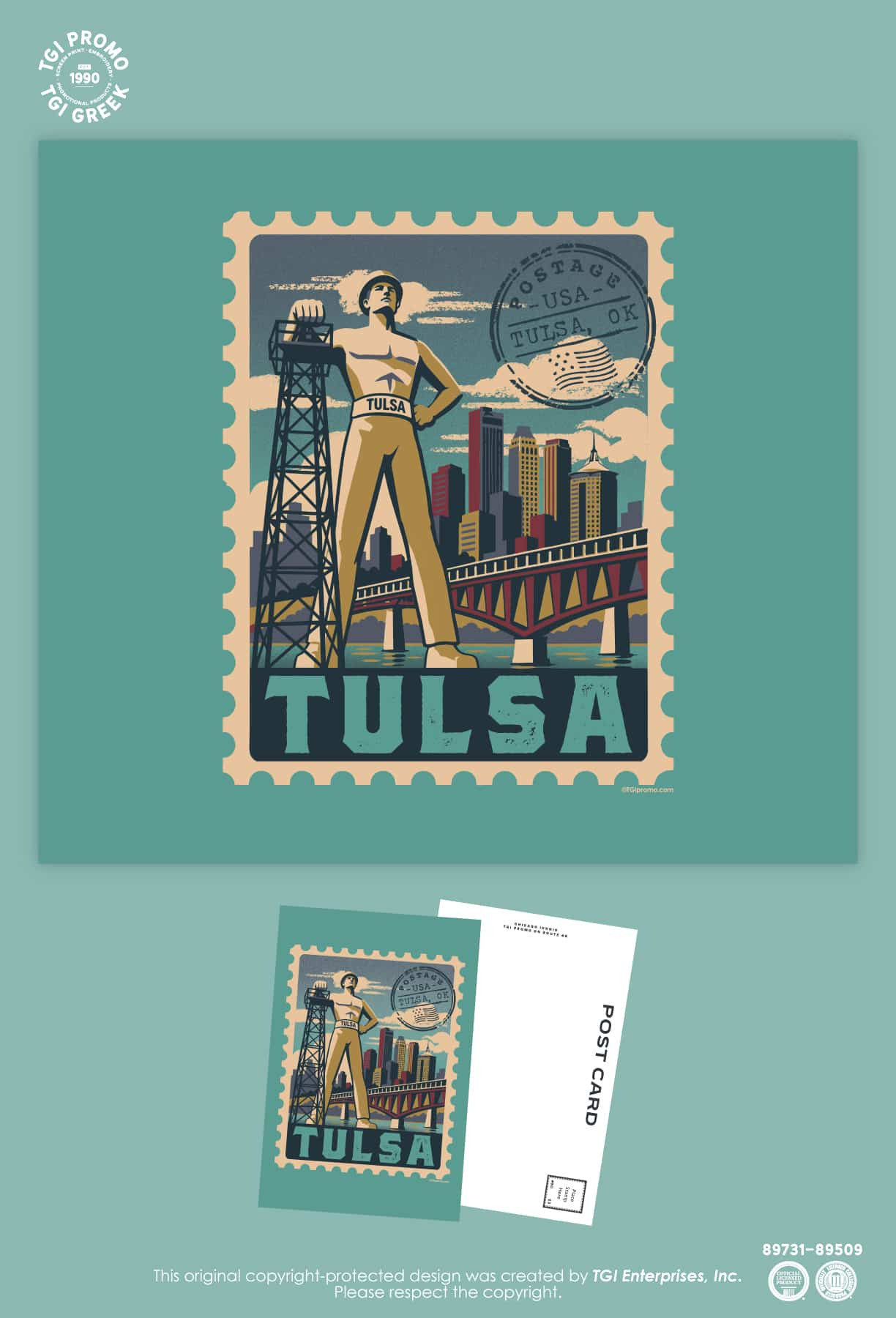 TGI Promo – Cap Cruise River In The City Postcard