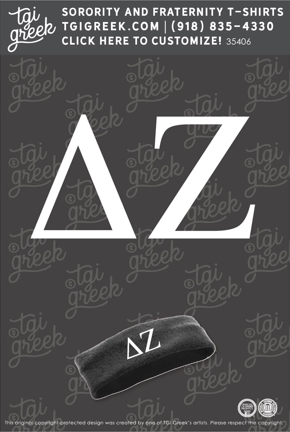 Delta Zeta – UIA Headband