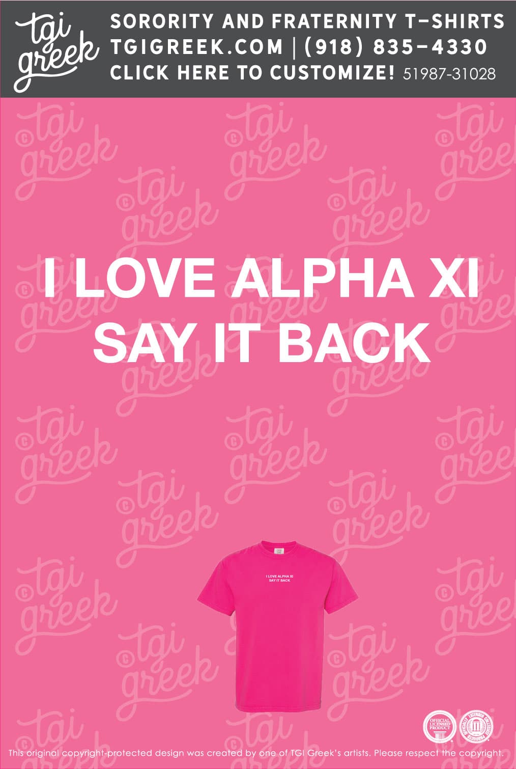 Alpha Xi Delta – UCO PR Embroider