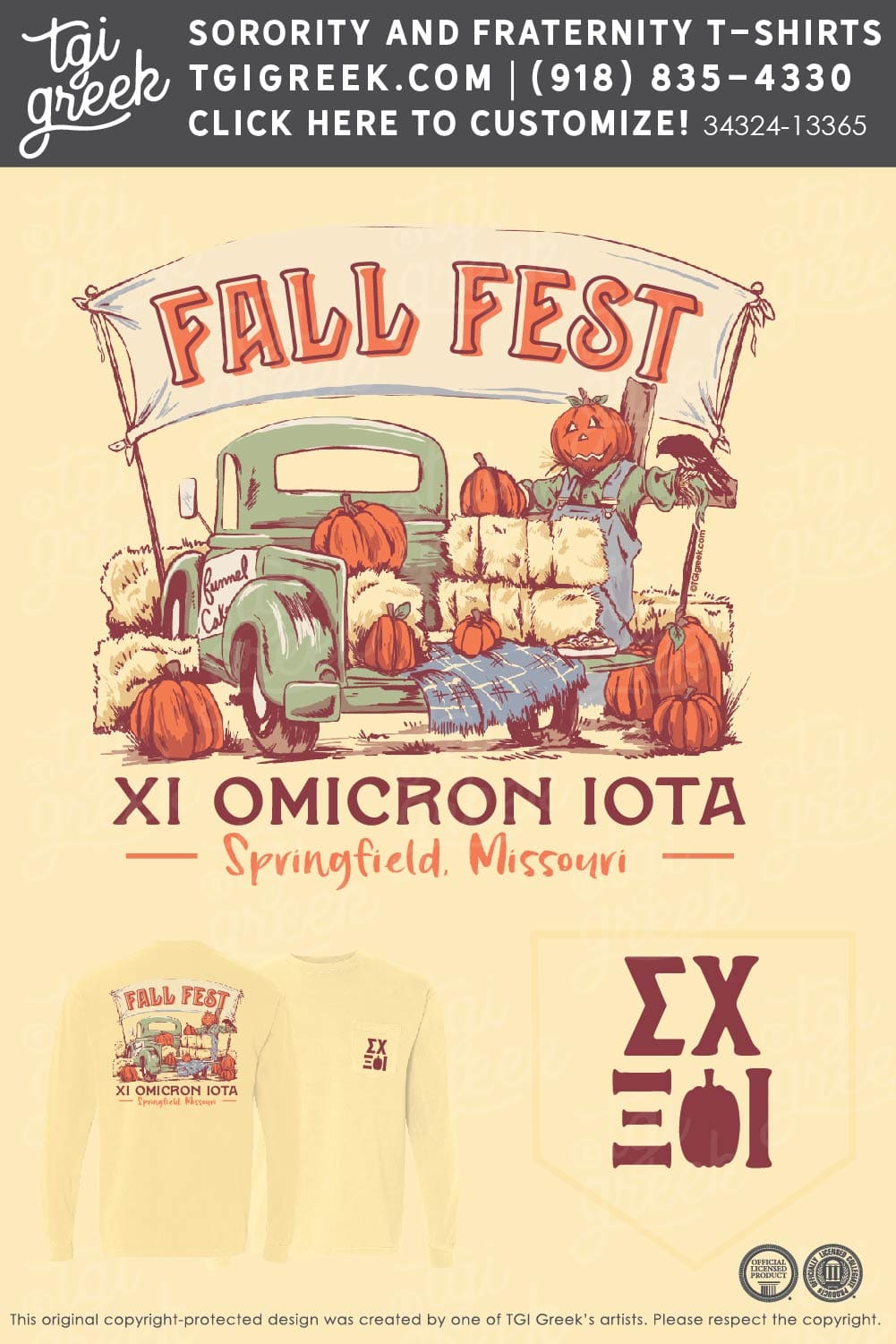 Xi Omicron Iota – MOSU – Fall Fest Shirt