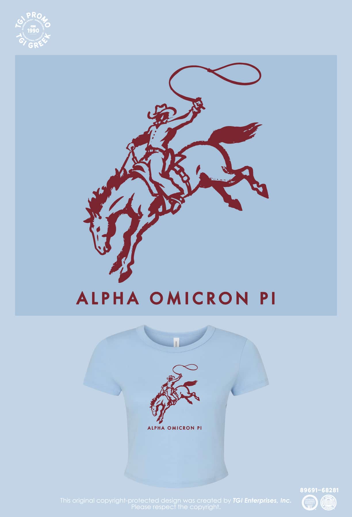 Alpha Omicron Pi – TGI Greek New Stock Western