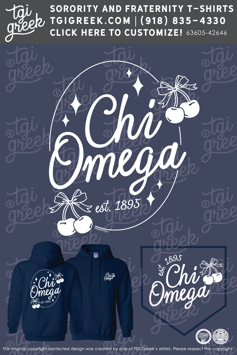 Chi Omega – WKU PR Hoodie