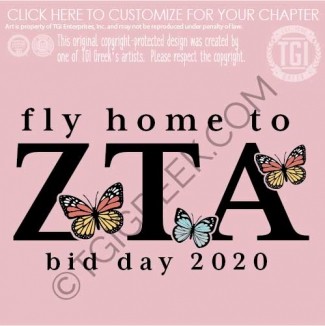 Zeta Tau Alpha – bid Day