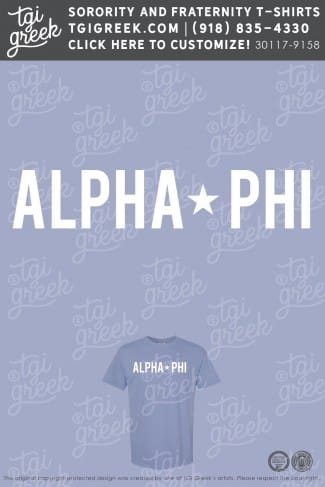 Alpha Phi – OU branding Traditional