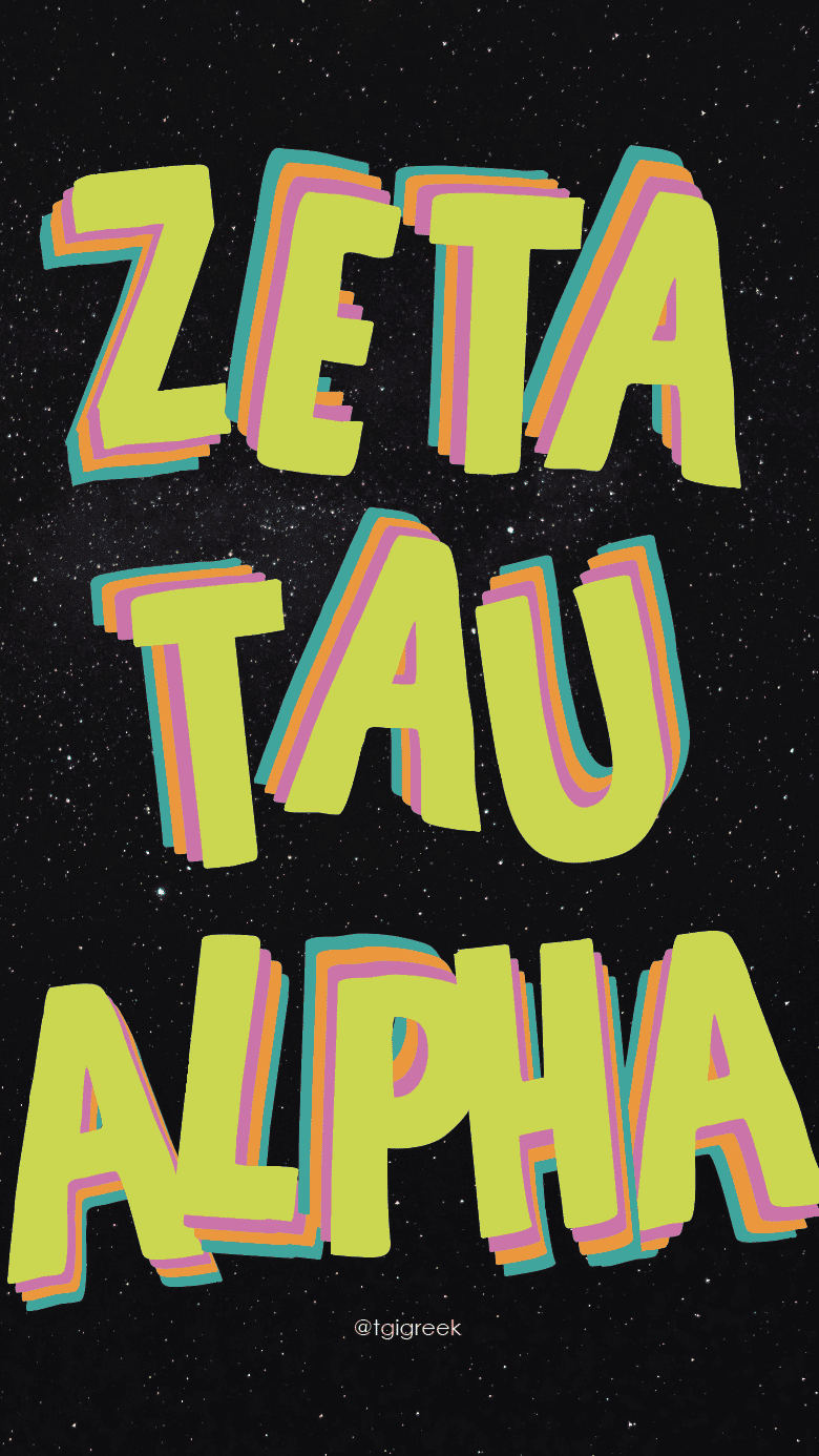 Zeta Tau Alpha – EML Space Float Letters