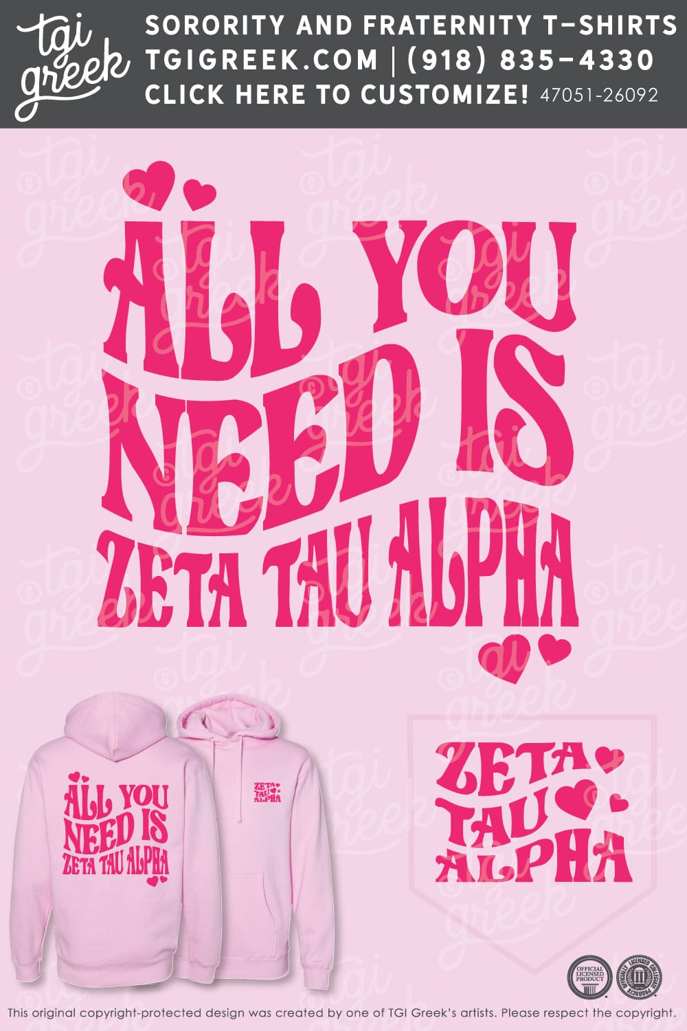 Zeta Tau Alpha – ECAU PR Hoodie