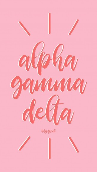 Alpha Gamma Delta – Phone Background