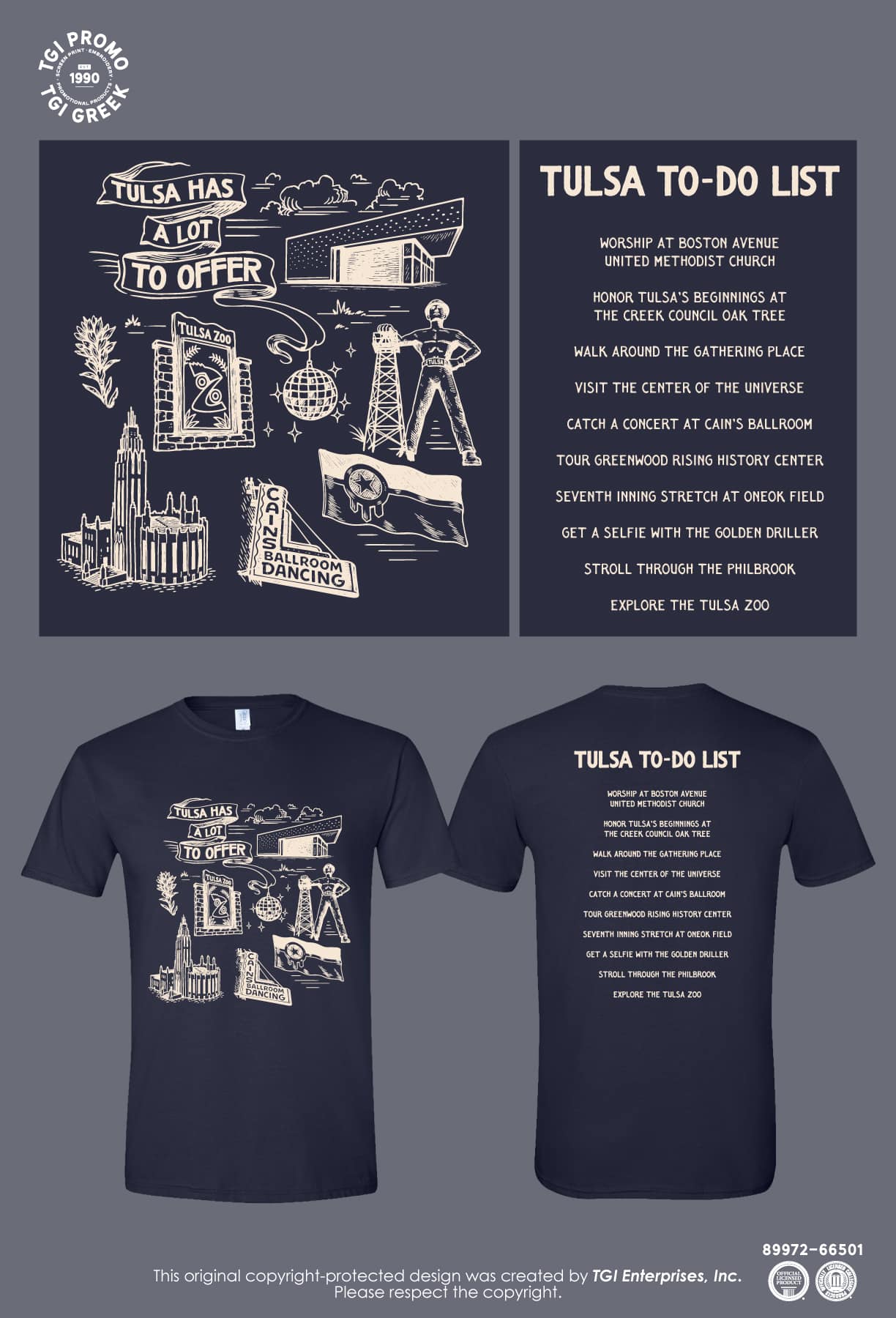 Boston Avenue Methodist Church – Tulsa To Do Shirt