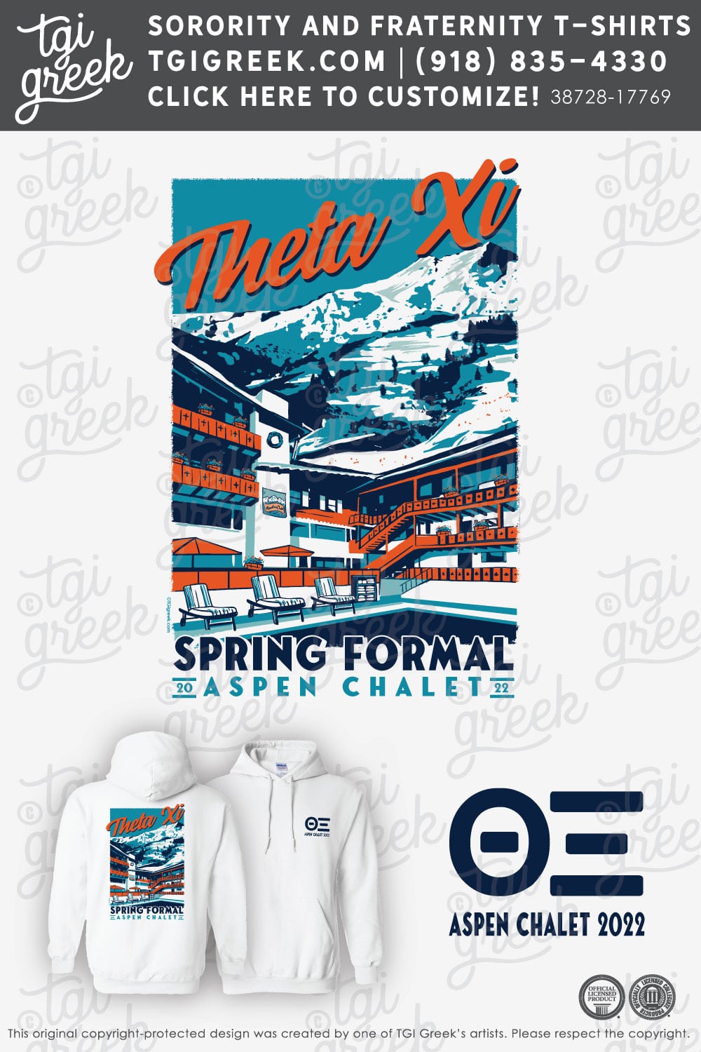 Theta Xi – UCOLBLD Formal Hoodie Chalet
