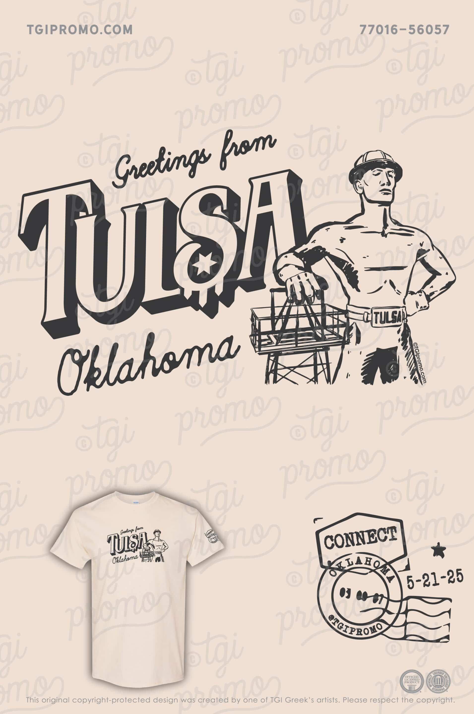 TGI – Greetings From Tulsa Tee