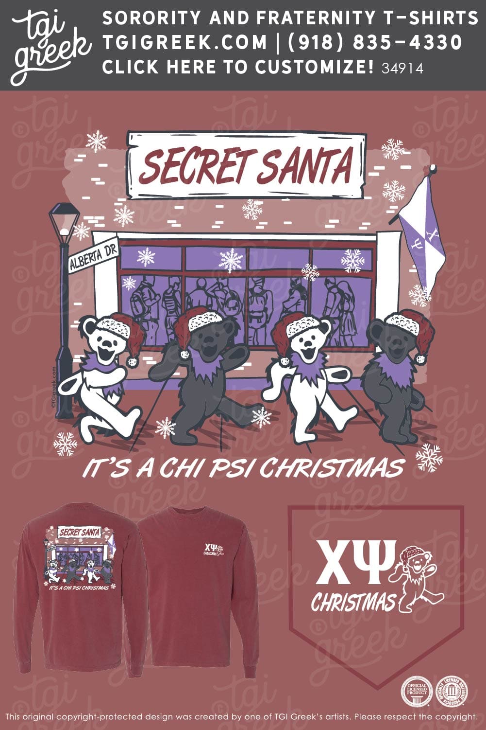 Chi Psi – ROLL Christmas