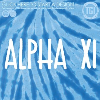 Alpha Xi Delta-TT SB Tie Dye