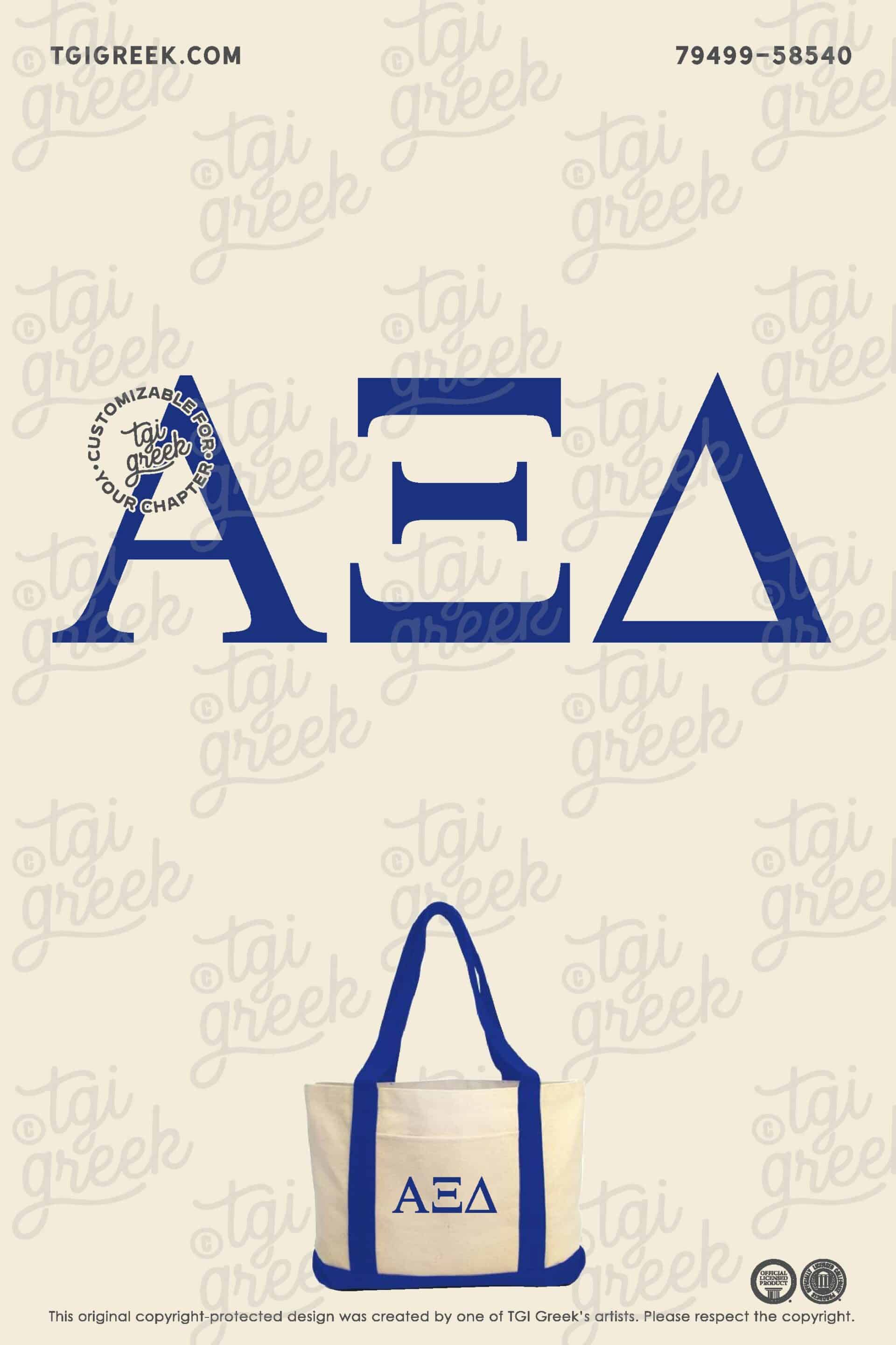 Alpha Xi Delta – JSU Tote Bag