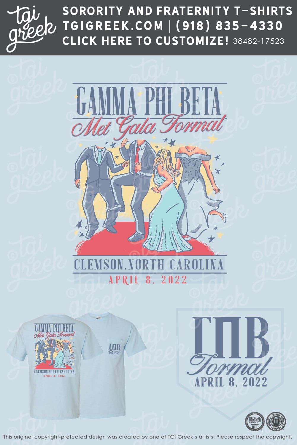 Gamma Phi Beta – CLEM Formal
