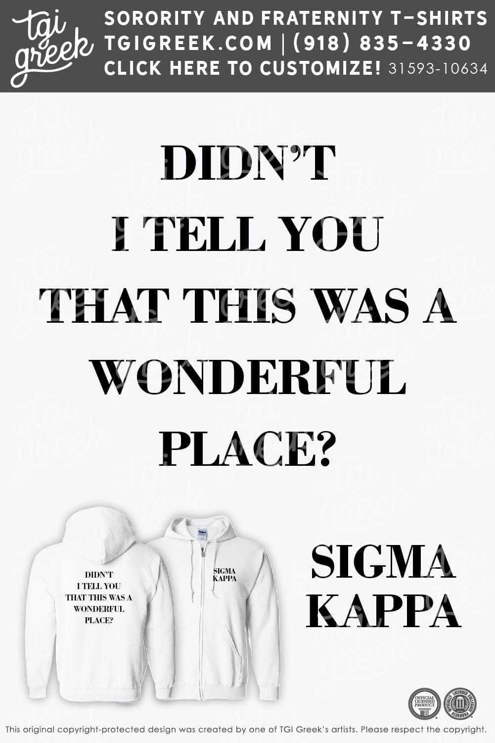 Sigma Kappa – PENNST Bid Day Zip Hoodie