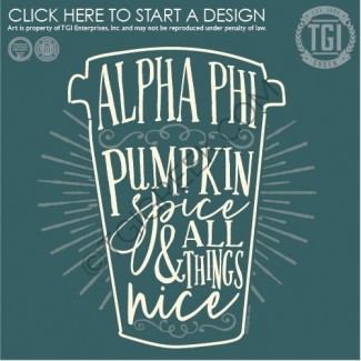 TGI-Alpha Phi Pumpkin Spice