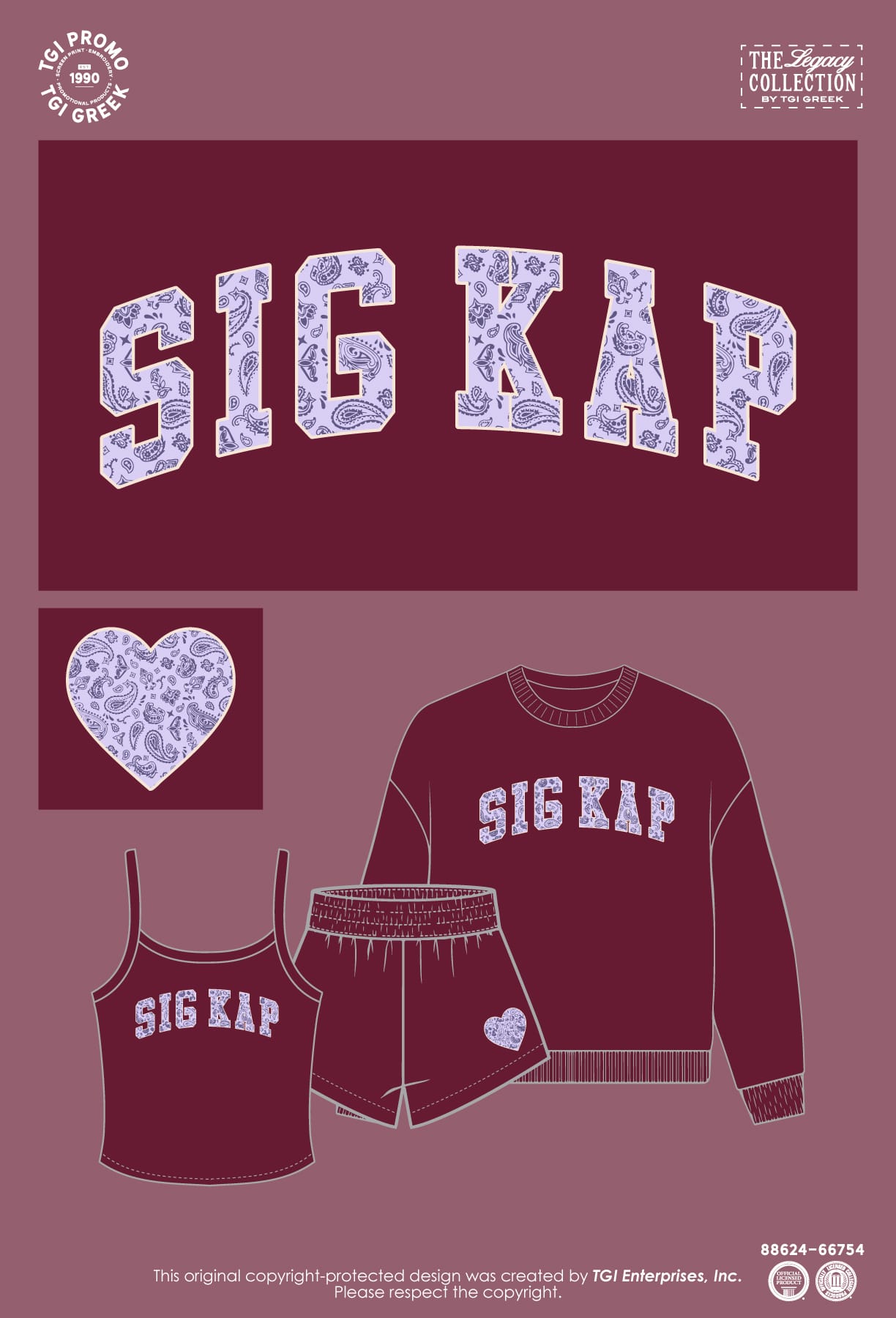 Sigma Kappa – TGI Greek New Stock Pattern Set