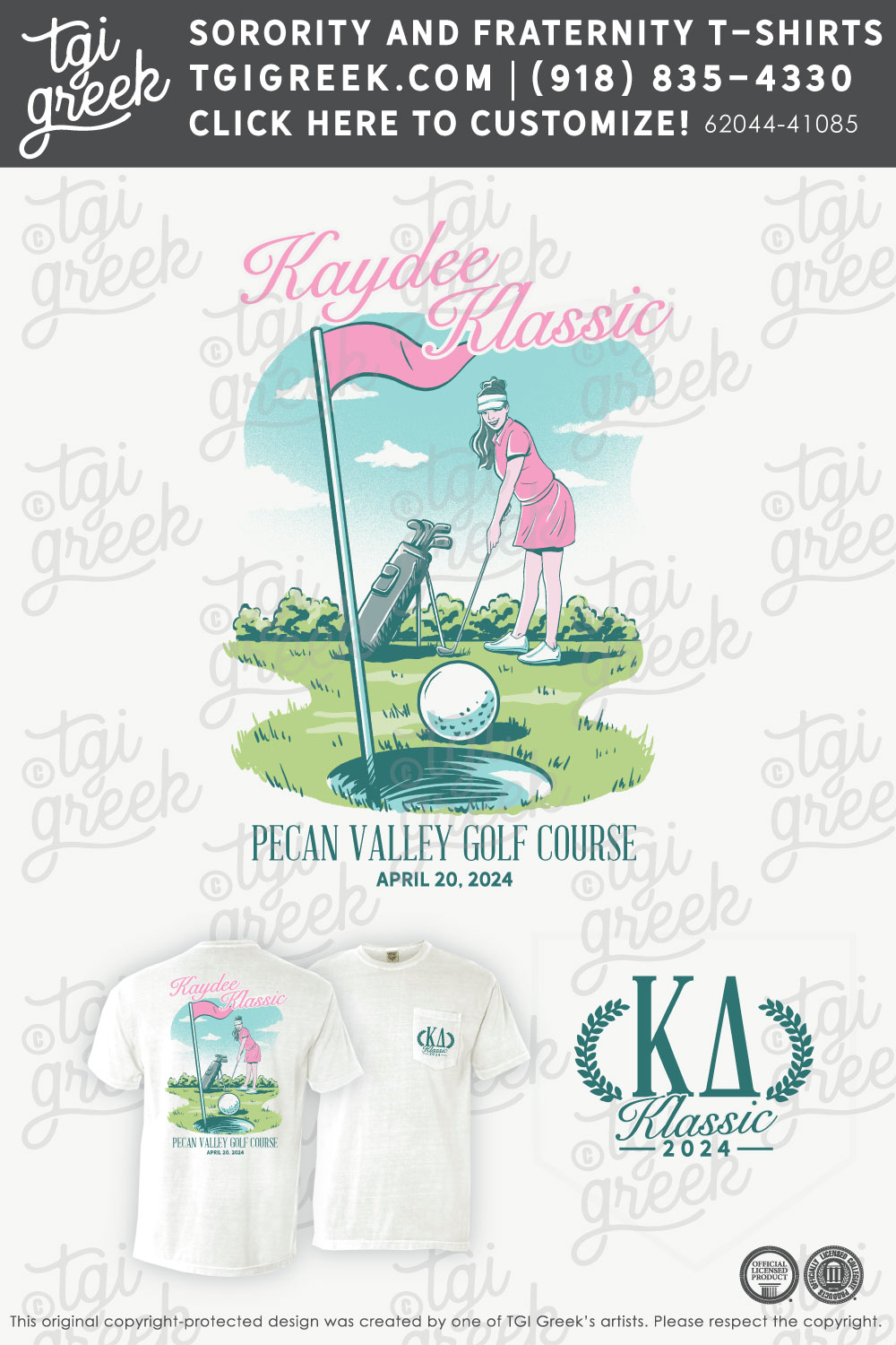 Kappa Delta – TCU Philanthropy – Green