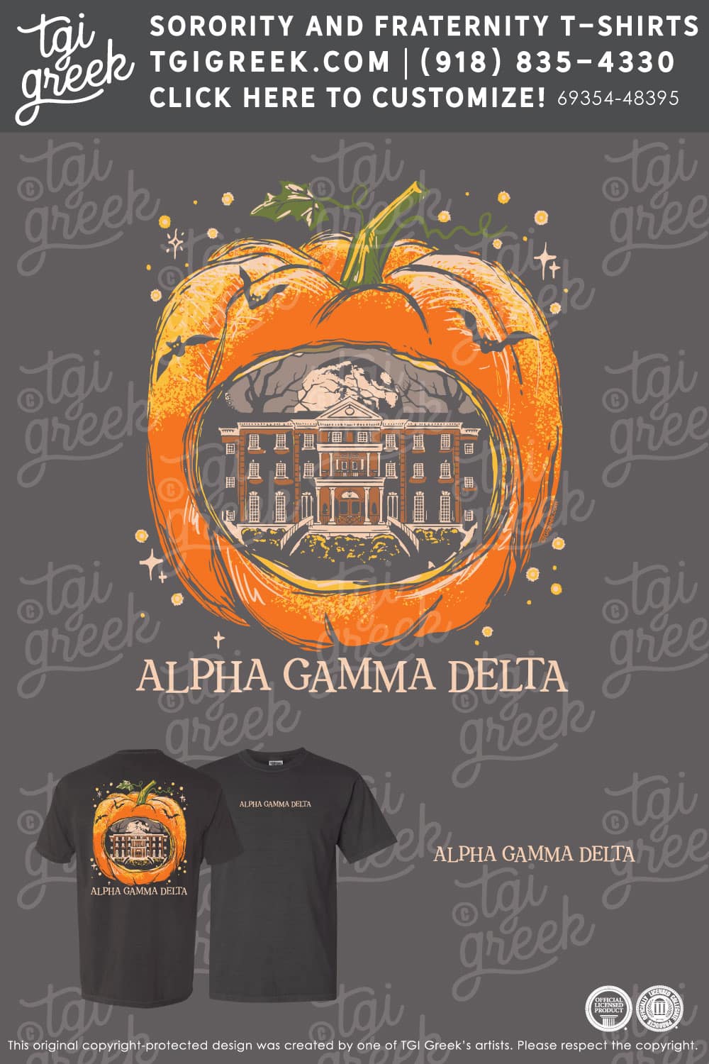 TGI – Alpha Gamma Delta – Pumpkin Sorority House