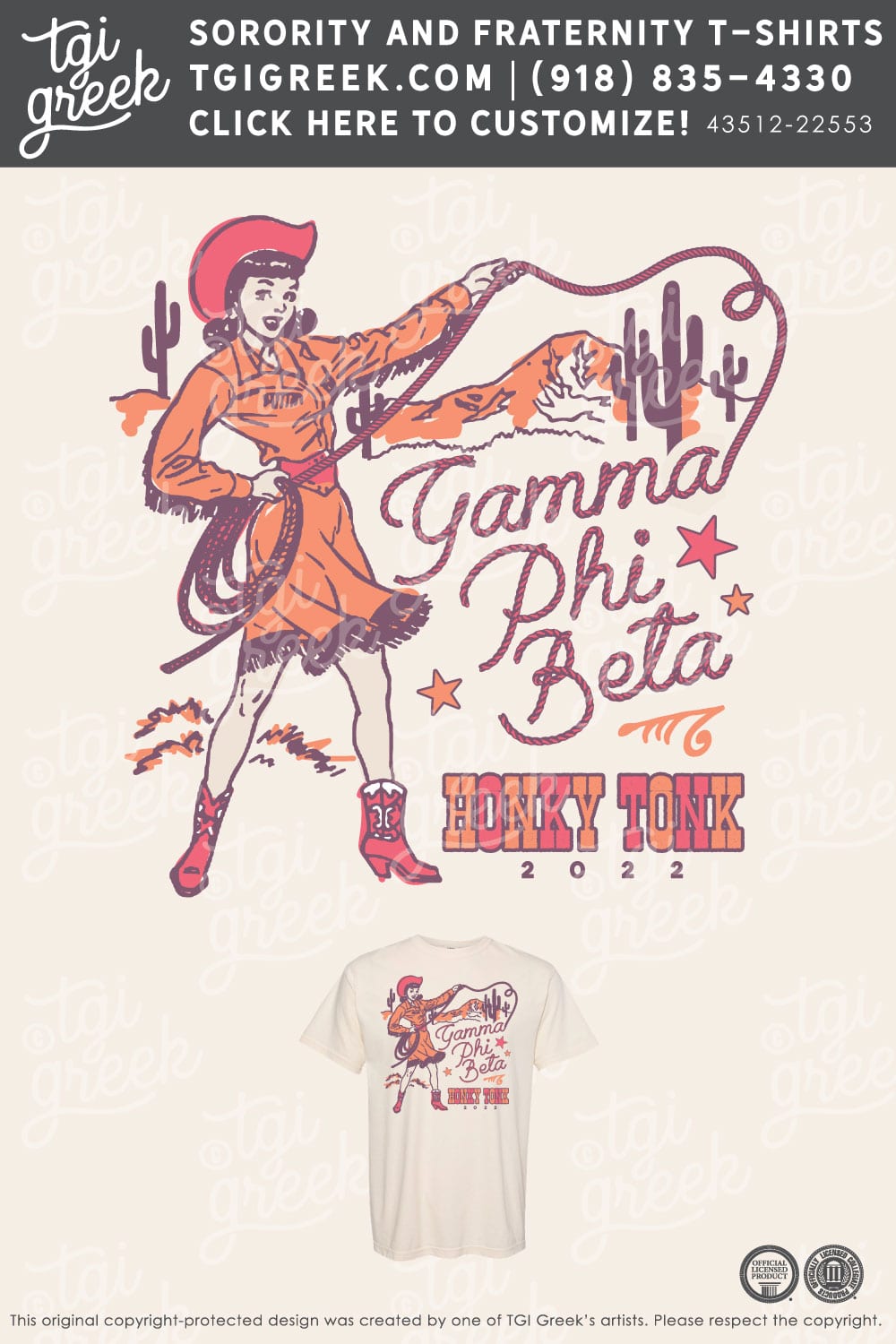 Gamma Phi Beta – KU Honky Tonk