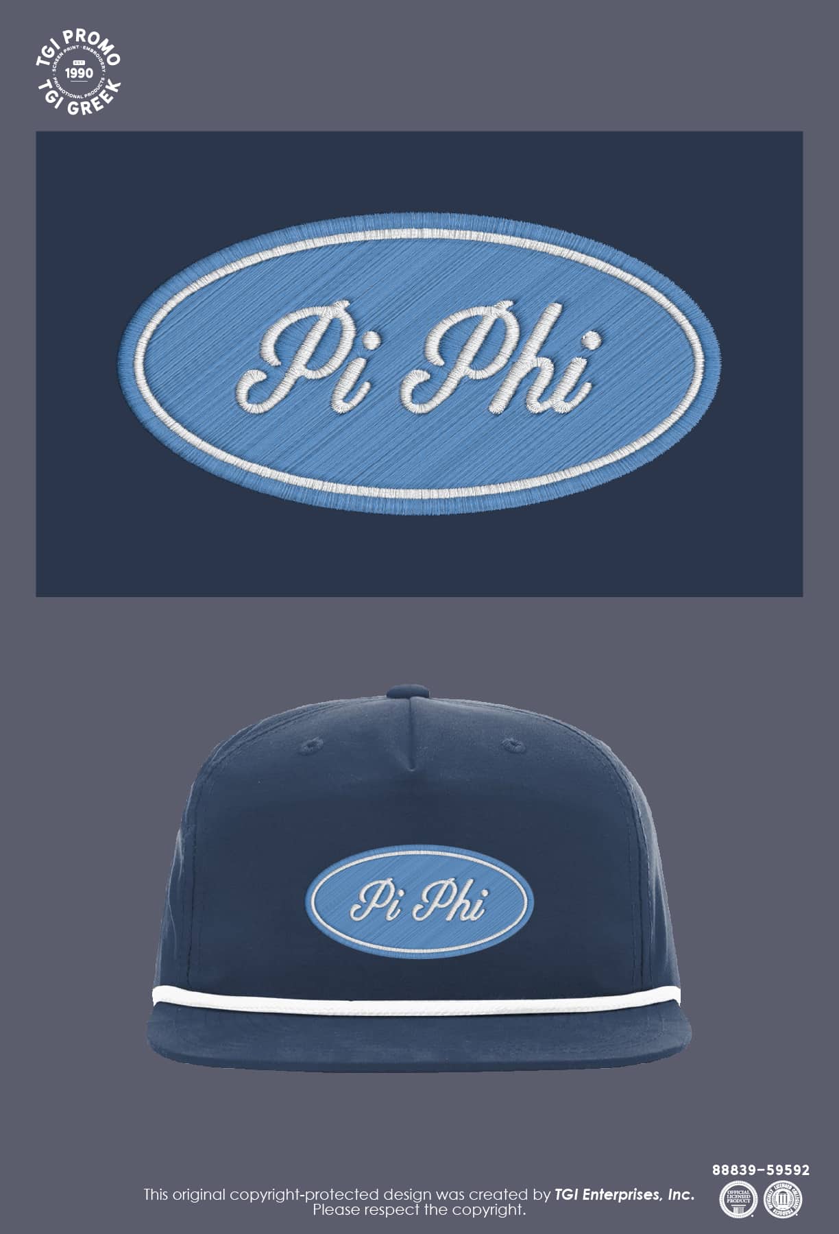 Pi Beta Phi – OSU Hat Patch