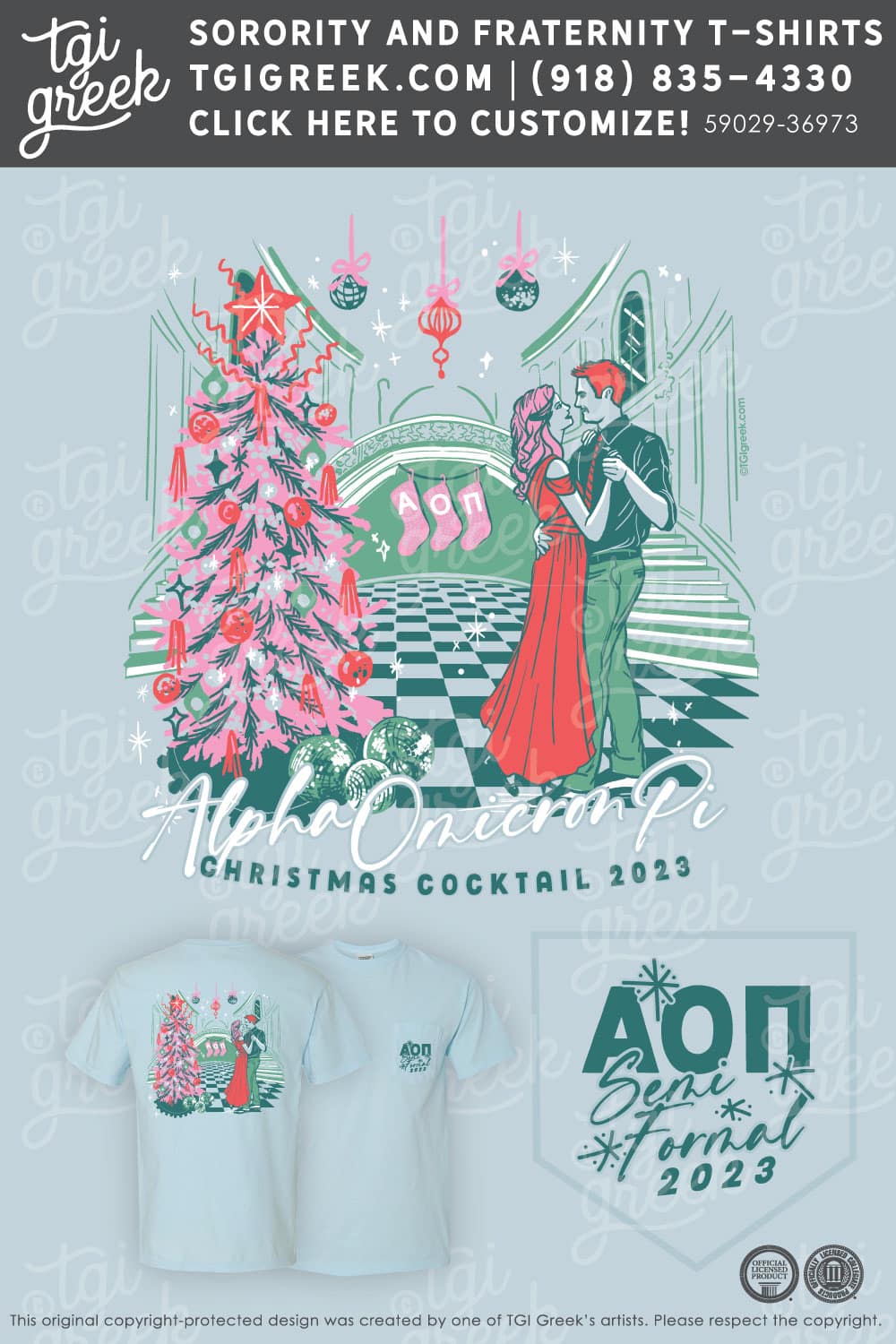 Alpha Omicron Pi – USAL Christmas Cocktail Semi Formal