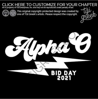 Alpha Omicron Pi – bid Day