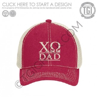 Chi Omega-OU Dad's Day Hat